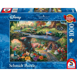 Disney, Alice in Wonderland - 1000 piece jigsaw puzzle (Thomas Kinkade)