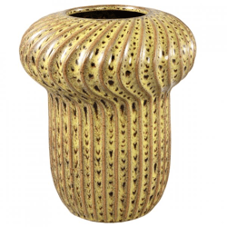 PTMD Blumentopf Sindi High, gelb, L 30 cm