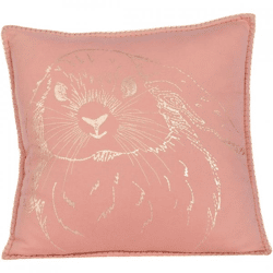 Kidsdepot Kissen „Hase“, altrosa, 40 x 40 cm