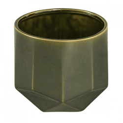 PTMD Kaima L Flower Pot, Green, 14 cm