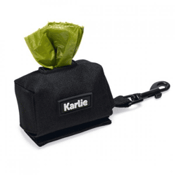 Karlie poepzakhouder hond zwart 7,5 cm