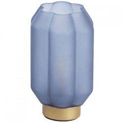 Light & Living tafellamp Yvias LED op batterij blauw 26 cm