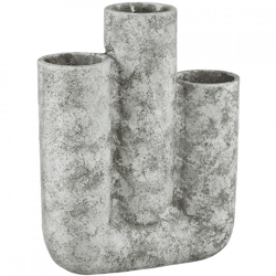 PTMD Vase Pfeifen weiß/grün 35 cm