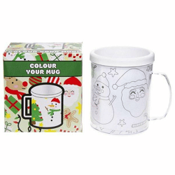 Färbe deine eigene Weihnachtstasse