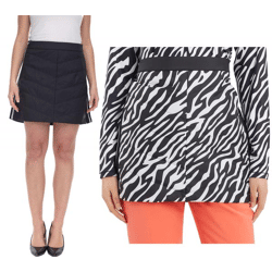 McKINLEY Isabel W Damen Rock schützender Ski-Rock mit AQUABASE Beschichtung 420206 Schwarz oder Schwarz/Weiß