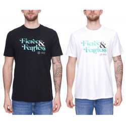 Mercedes-Benz AMG Petronas F1 Fierce and Fearless Graphic Herren T-Shirt Baumwoll-Shirt 701222348 in Schwarz oder Weiß