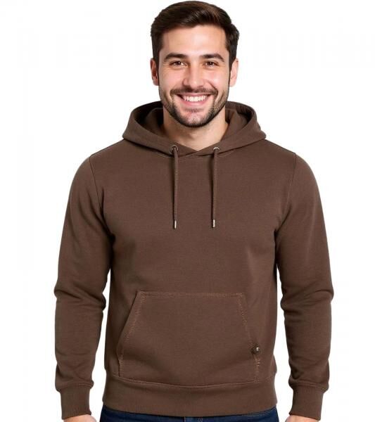 Herren Hoodie Kapuzen-Pullover Basic-Pullover moderner Baumwoll-Pullover Sweater Gro&szlig;e Gr&ouml;&szlig;en Braun, Rot, Grau, Beige oder Weinrot