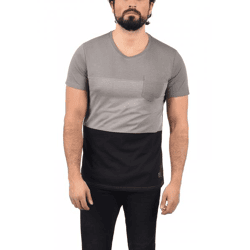 klassisches SOLID SDMingo Herren T-Shirt mit Rundhals Shirt 21300044ME-2842 Grau
