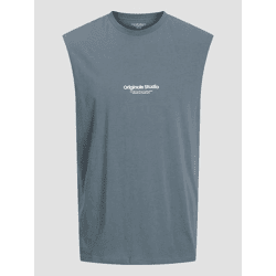 modernes Jack & Jones Herren T-Shirt mit Baumwolle Blau
