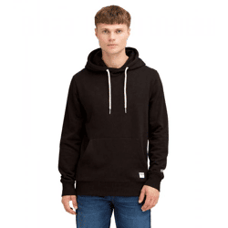 klassischer SOLID SDChap Herren Kapuzenpullover aus Sweat Hoodie Große Größen 21301306ME-194008 Schwarz