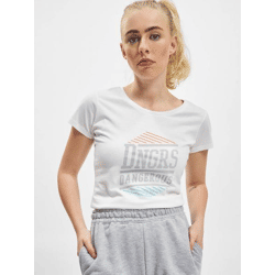 bequemes Dangerous DNGRS Damen T-Shirt mit Baumwolle Weiß