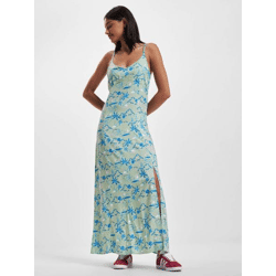 stilvolles Just Rhyse Damen Kleid Reißverschluss 114 g/m² Grün