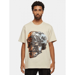bequemes Forgotten Faces Herren T-Shirt Oversize mit Baumwolle Beige