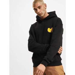 bequemer Mister Tee Herren Hoodie Kordelzug Rippbündchen 460 g/m² mit Baumwolle Schwarz