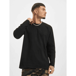 bequemes Urban Classics Herren Sweatshirt Stretch 200 g/m² mit Baumwolle Schwarz