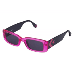 Converse Damen & Herren Sonnenbrille mit UV400-Schutz mit Lichtdurchlässigkeit S2 Urlaubs-Brille SCO228 0ATE Schwarz/Pink