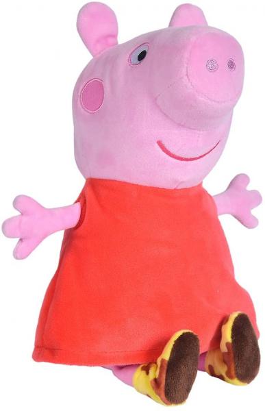Simba 109261009 - Peppa Pig: Peppa plush figure with sound