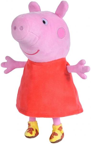 Simba 109261009 - Peppa Pig: Peppa plush figure with sound
