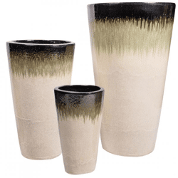 PTMD bloempot Relly 68 cm set van 3