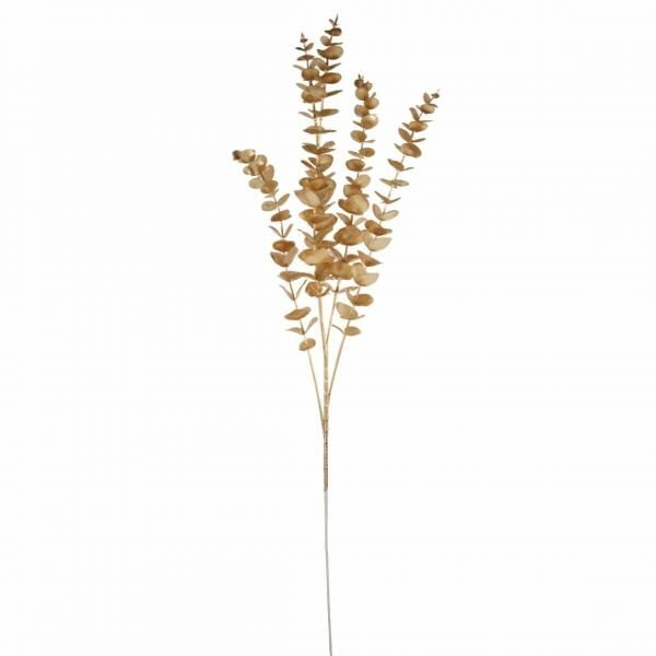 Kunstzweig Eukalyptus metallic 85 cm, 3er-Set, sortiert