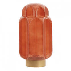 Light & Living tafellamp Thisio op batterij oranje 26,5 cm
