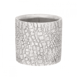 Bloempot Arica Cylinder grijs 11 cm