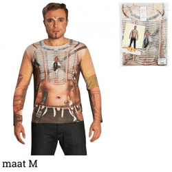 Kostuum Indiaan shirt volwassenen maat M