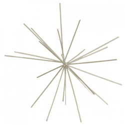 Housevitamin ornament Firework metaal beige 25 cm