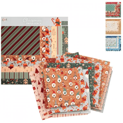 (R) Craft Universe craft paper Holiday 24 sheets 4 assorted