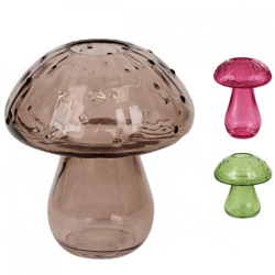 Home Accents vaas paddenstoel 13 cm 3 assorti
