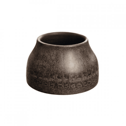Bloempot Pyramid bruin 12 cm