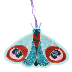 Wilko Christmas hanger butterfly felt 12,5 cm 6 pcs.