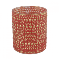 Countryfield Teelichthalter Hailey M rot 10 cm