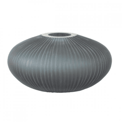 Light en Living vaas Molexa glas grijs 21 cm