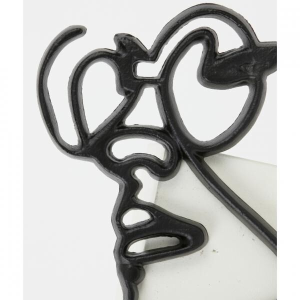 Light & Living Wanddekoration Face schwarz 35 cm
