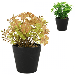 Kunstplant klaver in pot 18 cm 2 assorti