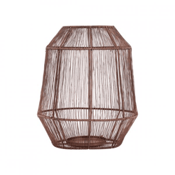 PTMD windlicht Justy S koperkleurig 27 cm