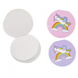Notizbuch Einhorn 8 cm 2 sortiert