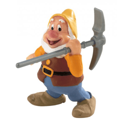 Bullyland 12478 - Disney Schneewittchen Spielfigur Zwerg Happy, 5,5cm