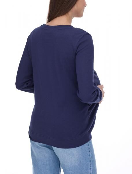 neun 9 monate Damen schlichtes Schwangerschafts-Shirt Umstands-Mode 58374154 Dunkelblau