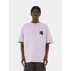 sportliches MJ Gonzales Herren T-Shirt Oversize 240 g/m² mit Baumwolle Violett