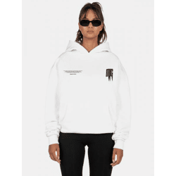 bequemer MJ Gonzales Damen Hoodie Oversize 460 g/m² mit Baumwolle Weiß