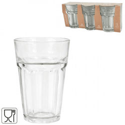 Homeware drinking glass vega 350 ml 3 pieces