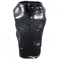 PTMD Vase Riley schwarz 30 cm