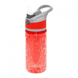 Green Canteen Trinkflasche aus Tritan, doppelwandig, Crackle-Rot, 354 ml