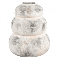 PTMD pot Bulby beige/roze L 36 cm