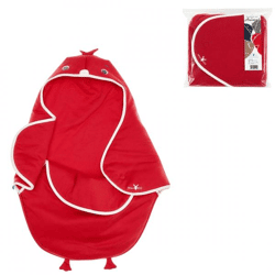 Wallaboo Baby-Decke Coco rot 70 x 90 cm