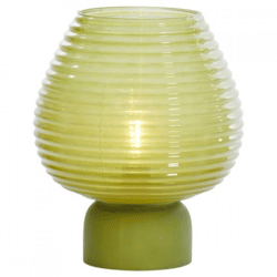 Light & Living Tischleuchte Alenna LED auf Batterie grün 27 cm