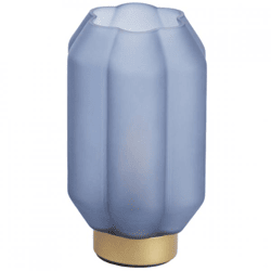 Light & Living Tischleuchte Yvias LED auf Batterie blau 26 cm