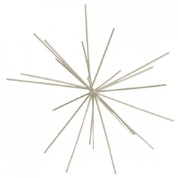 Housevitamin ornament Firework metaal beige 25 cm